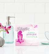 Tampons Simply Gentle GlideMC de PlaytexMD, multi-emballage (absorptivité régulière et super)