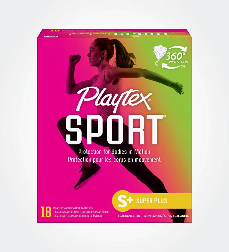 Tampons SportMD de PlaytexMD, absorptivité super plus 