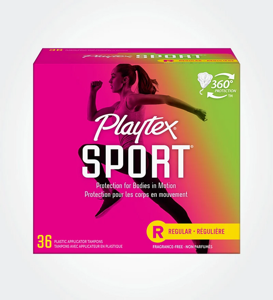 Playtex® Sport® Tampons, Regular Absorbency – Playtex CA