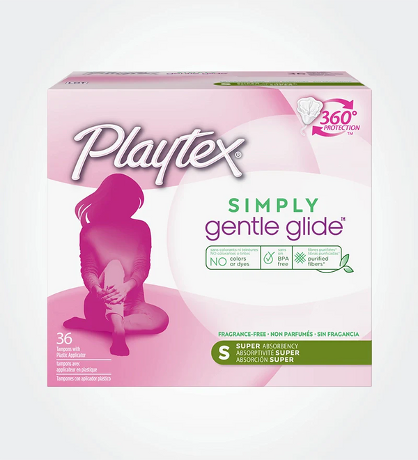 Playtex® Simply Gentle Glide™ Tampons, Super Absorbency