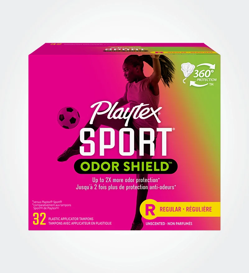 Playtex® Sport® OdorShield® Tampons, Regular Absorbency