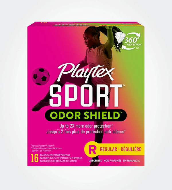 Playtex® Sport® OdorShield® Tampons, Regular Absorbency